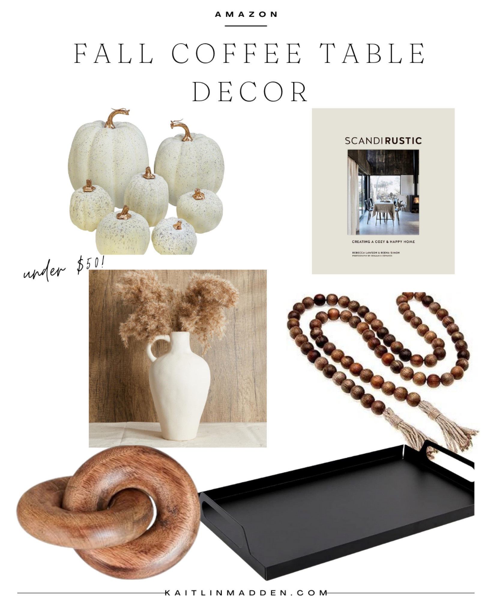 Amazon fall decor for the coffee table 

#LTKhome #LTKfindsunder50 #LTKSeasonal