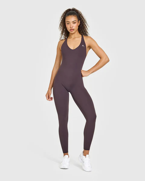 Unified Scoop Back All In One Long 
 Dark Umber Brown | Oner Active (UK / US)