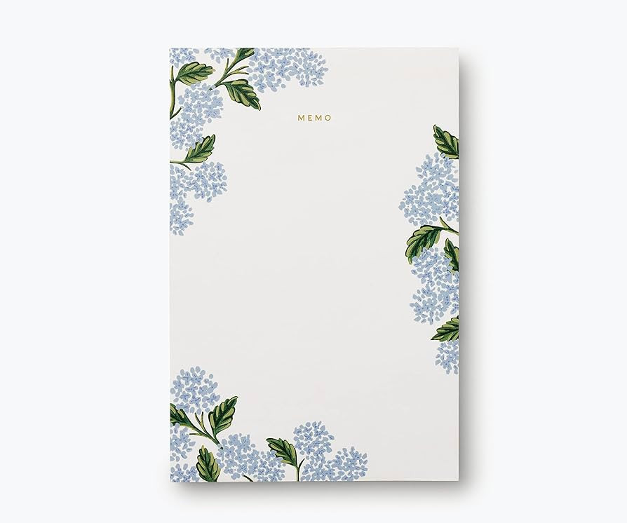 RIFLE PAPER CO. Large Memo Notepad, 65 Tear-Off Pages, Featuring Bands of Pastel Hues Separating ... | Amazon (US)