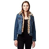 Sanctuary Women's Plus Size Kylie Cropped Denim Jacket, Hillside-Faux Fur Removable, 2X | Amazon (US)