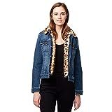 Sanctuary Women's Plus Size Kylie Cropped Denim Jacket, Hillside-Faux Fur Removable, 2X | Amazon (US)