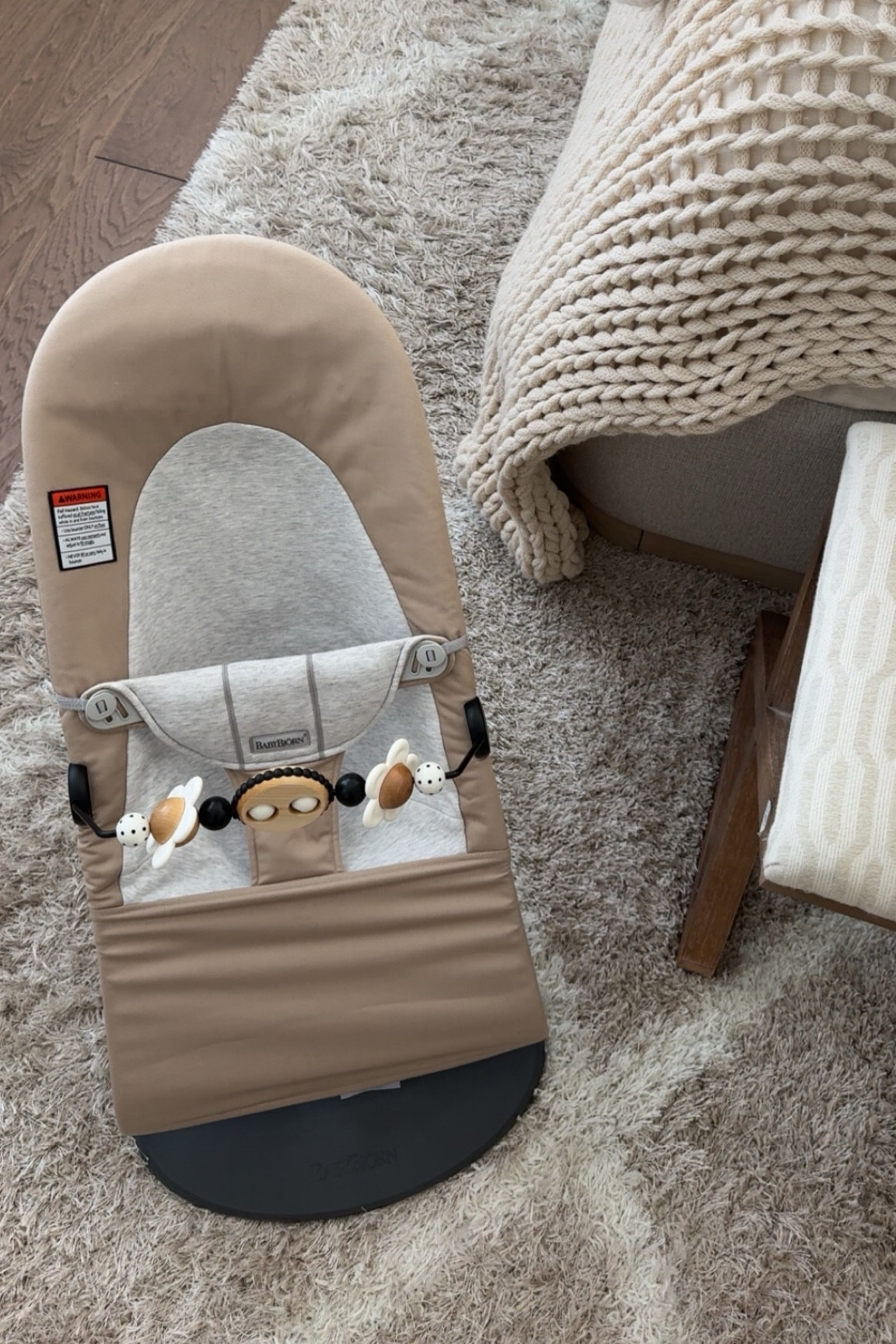 my most used baby product - baby bjorn bouncer 
