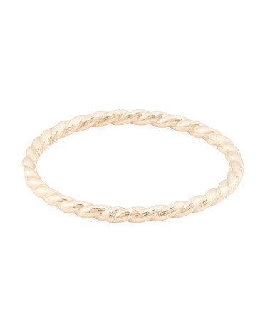 Made In Italy 14k Gold San Marco Stacking Ring | TJ Maxx