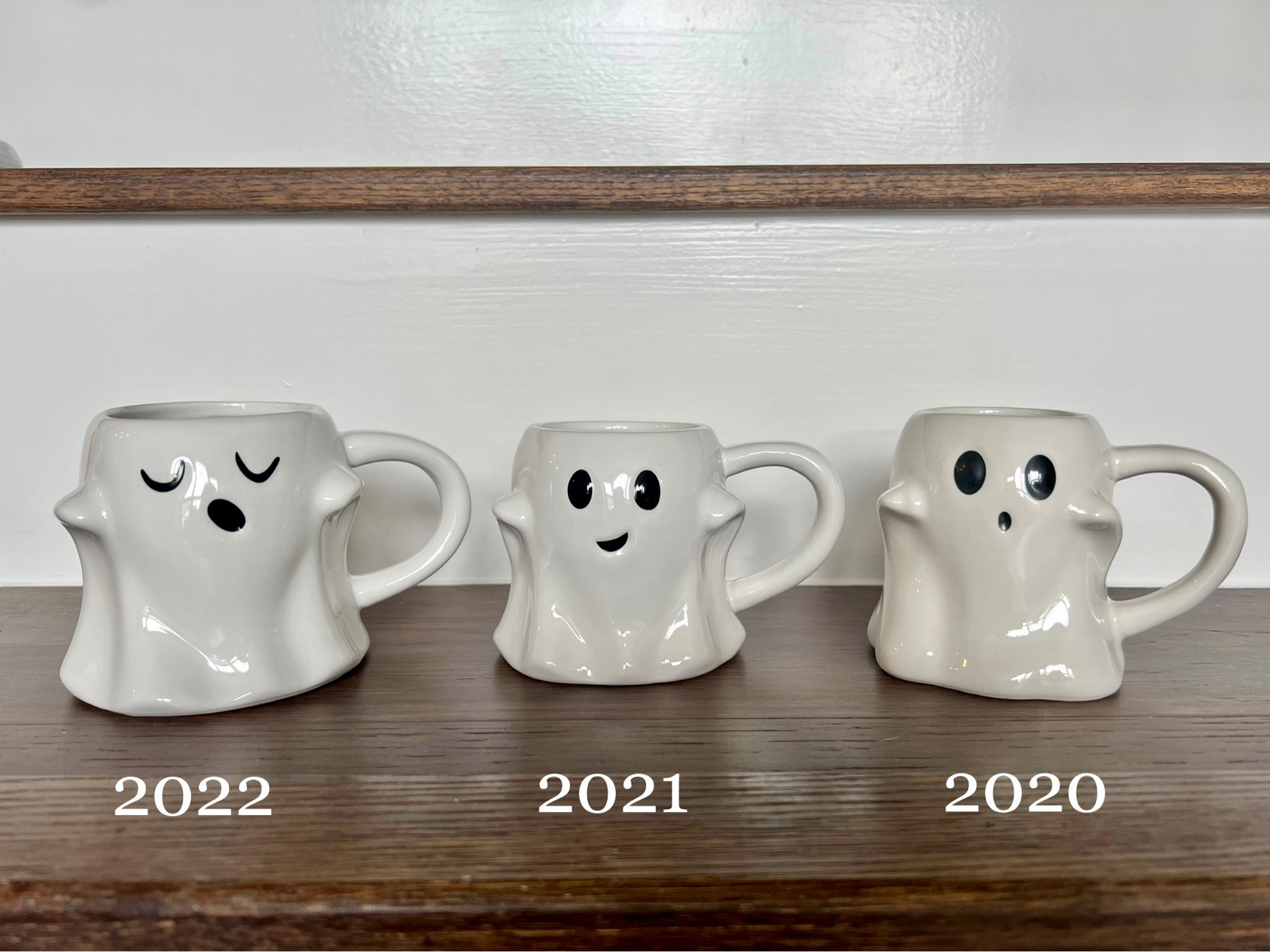 Did anyone else notice this year’s Target ghost mug is slightly bigger and wider than the previous years?  Maybe because it’s a “Spritz” brand vs Threshold?  Oh well, this ghost is still so super cute and def a fan fave once again this spooky season!

Which one is your fave?  Mine is last year’s happy face version 👻

* Ghost Mug - $5

#LTKunder50 #LTKhome #LTKSeasonal