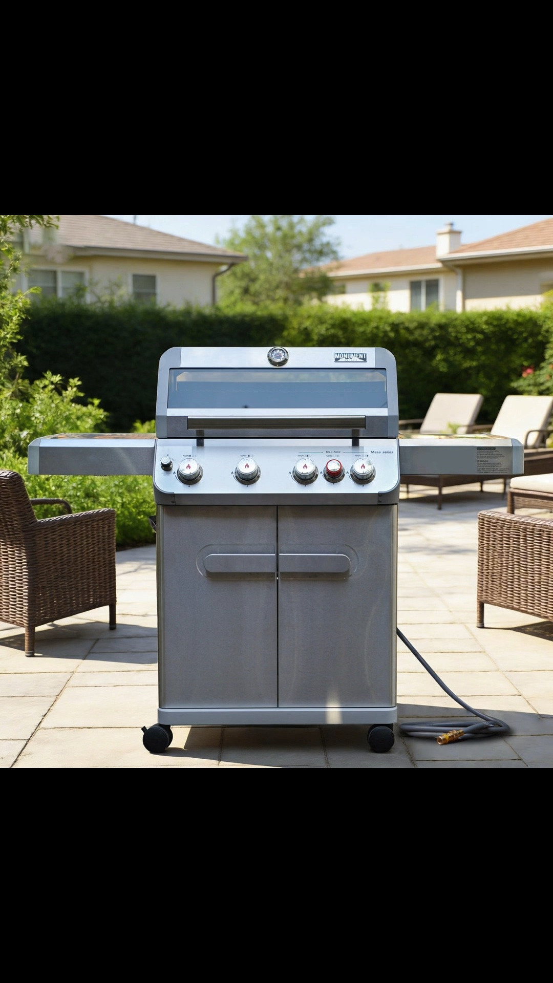 Monument Grills Mesa 415BZ, 4+1 Burner Liquid Propane Infrared Gas Grill with Side Burner and Cabinet, 62,000 BTU – Perfect for Family BBQs, Holiday gift

#LTKdayinmylife #LTKMidsize #LTKPlusSize