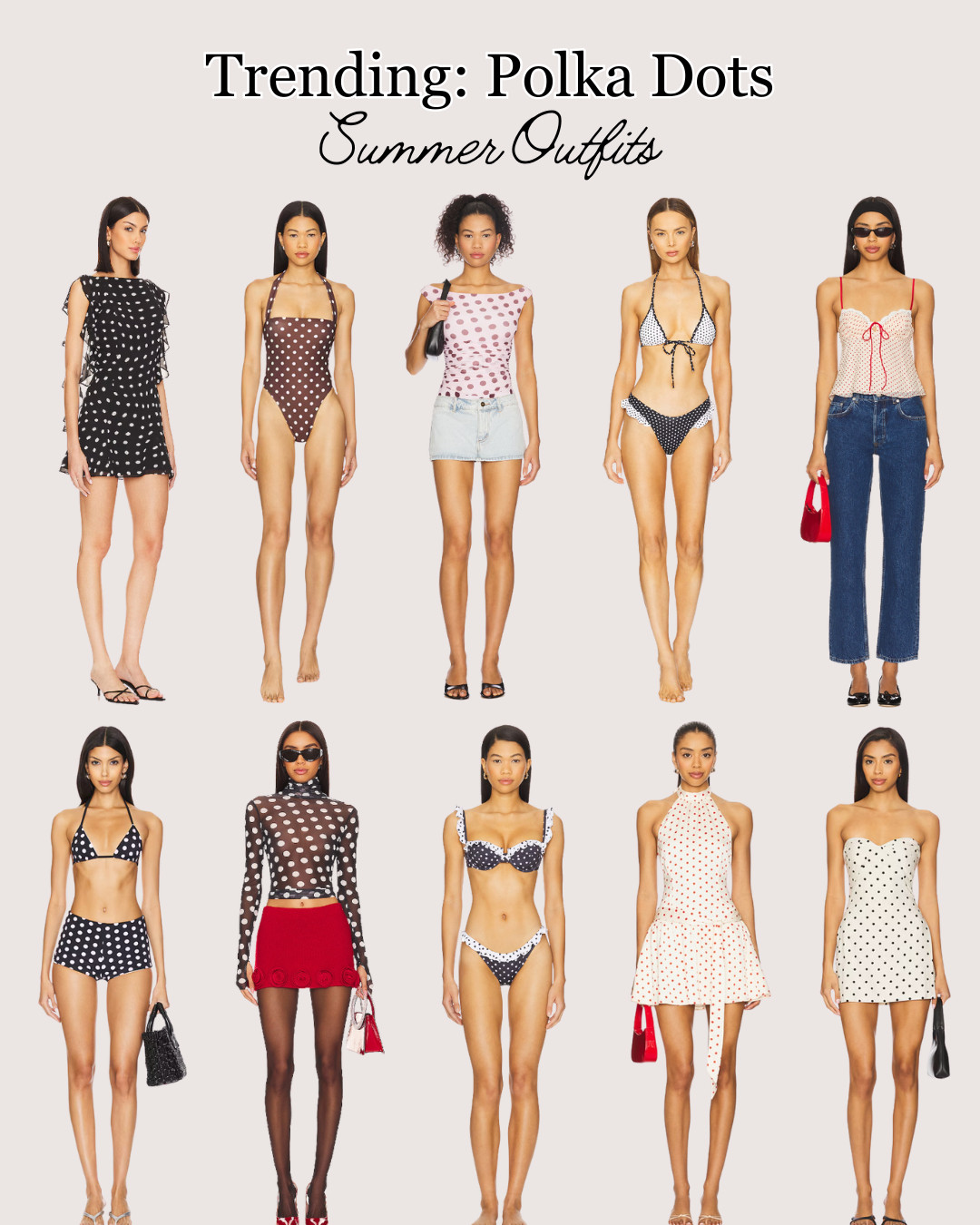  Dive into summer with the polka dot trend! From breezy dresses to retro-inspired bathing suits, these pieces are made for pool days, beach trips, and warm-weather adventures. Fun, flirty, and forever classic. 

#PolkaDotSwim #SummerOutfits #LTKSwimStyle  

 #LTKcanada #LTKsummer #LTKswimwear