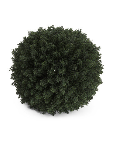 16in Outdoor Safe Real Touch Cedar Ball | TJ Maxx