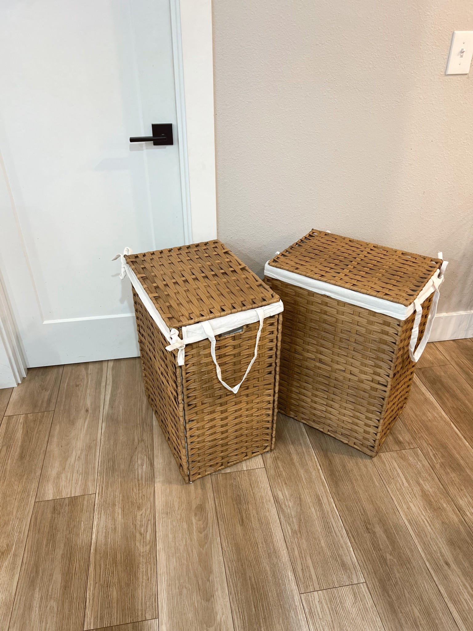 wicker clothing hamper 🧺 

#LTKGiftGuide #LTKHoliday #LTKFindsUnder100