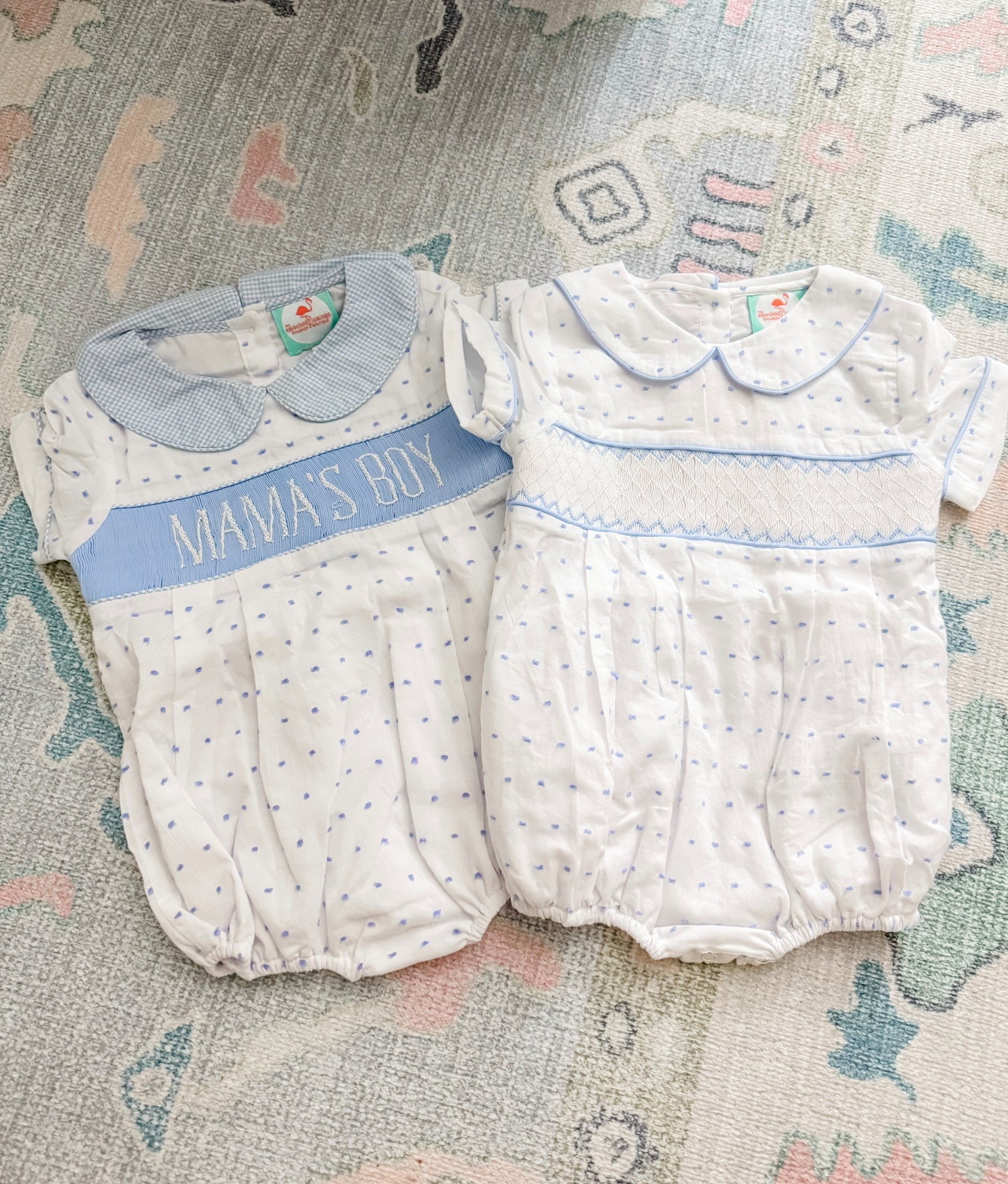 Currently OBSESSED with this Swiss dot pattern, it’s the sweetest 🤍🧸

Recent purchase from The Smocked Flamingo 🦩sweet bubbles under $40?? I think YES! 


#preppybabyclothing #southernbabyfashion #thesmockedflamingo #babyboyclothes #bubble #preppy #babyblue #swissdot #mamasboy

#LTKBaby