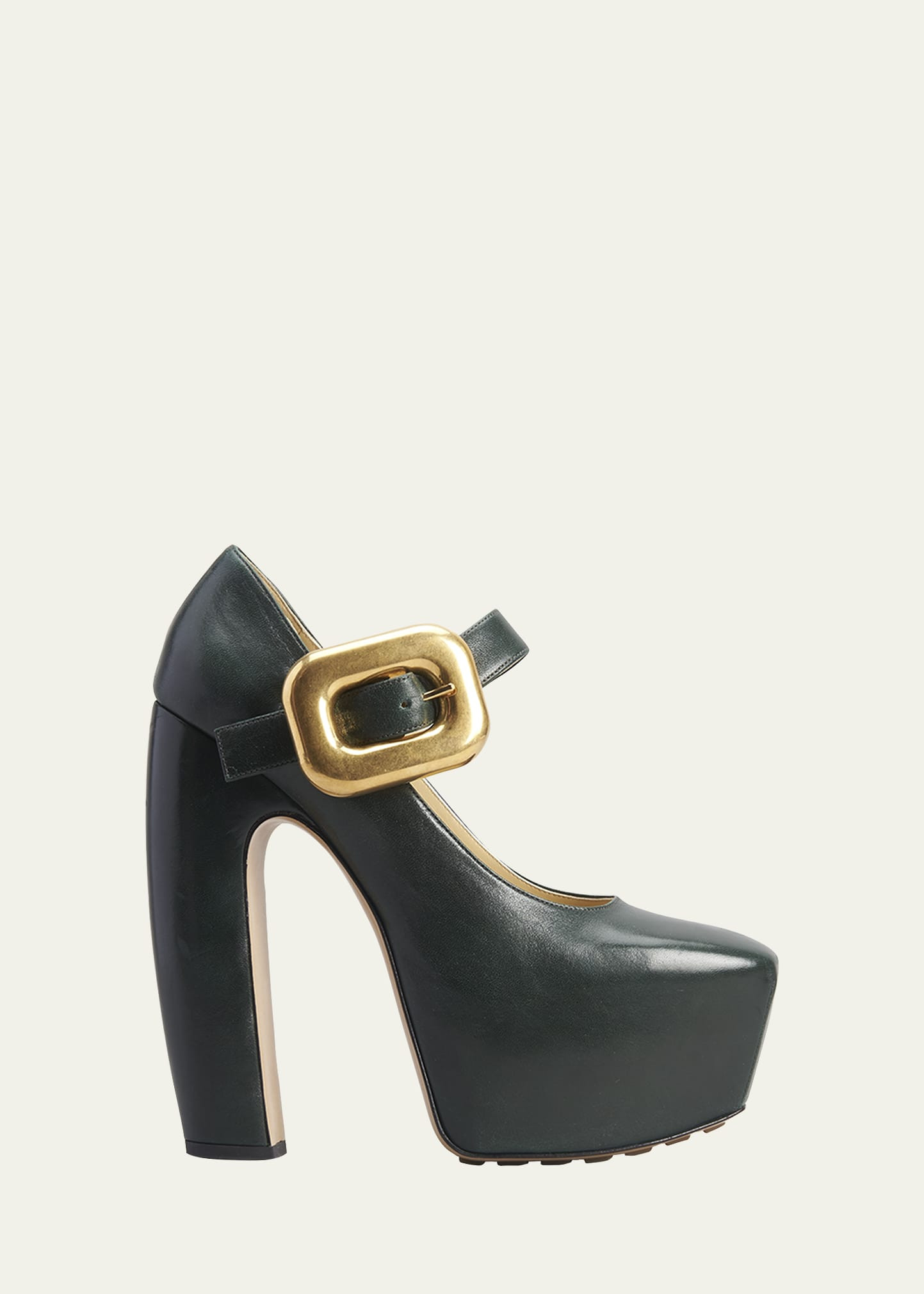 Bottega Veneta Lambskin Mary Jane Platform Pumps | Bergdorf Goodman