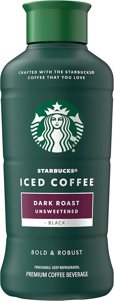 Starbucks, Dark Roast Iced Coffee, 48 fl oz. bottle | Amazon (US)