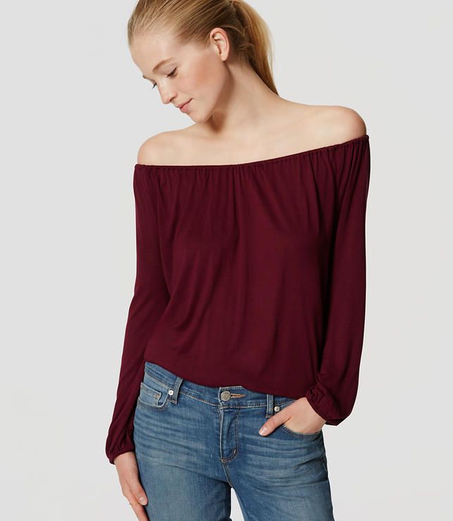 Knit Peasant Top | Loft