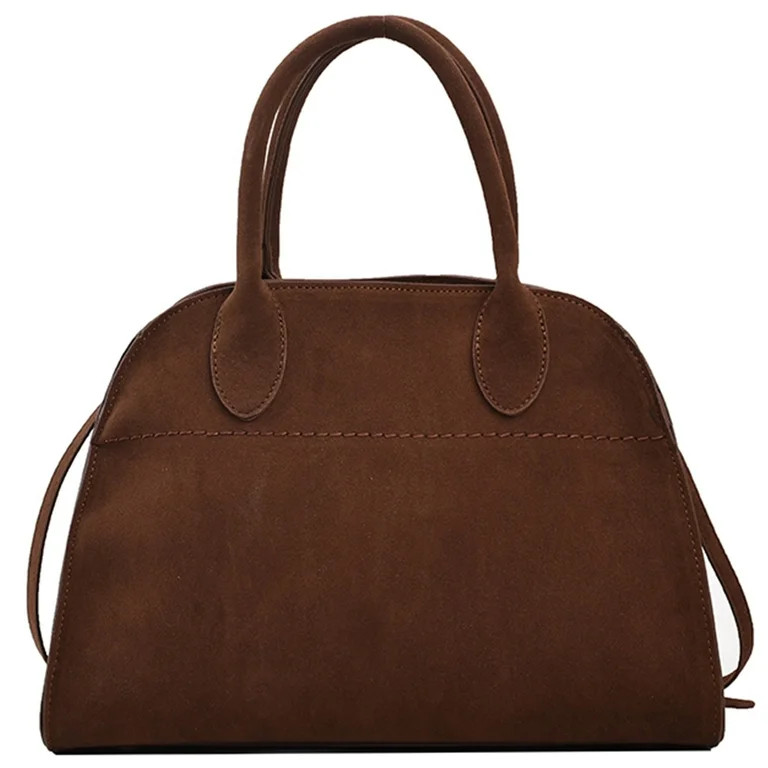 Drimzate Women Suede Tote Bag , Fashion Vintage Shoulder Purse,Satchel Bag(Brown-1) | Walmart (US)
