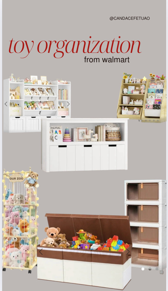 If you are overwhelmed by the new toys like me, purchase a couple of these amazing play room pieces to help get their new toys a new home that is not all over your living space 

 #LTKmomlife #LTKOver40 #LTKKids