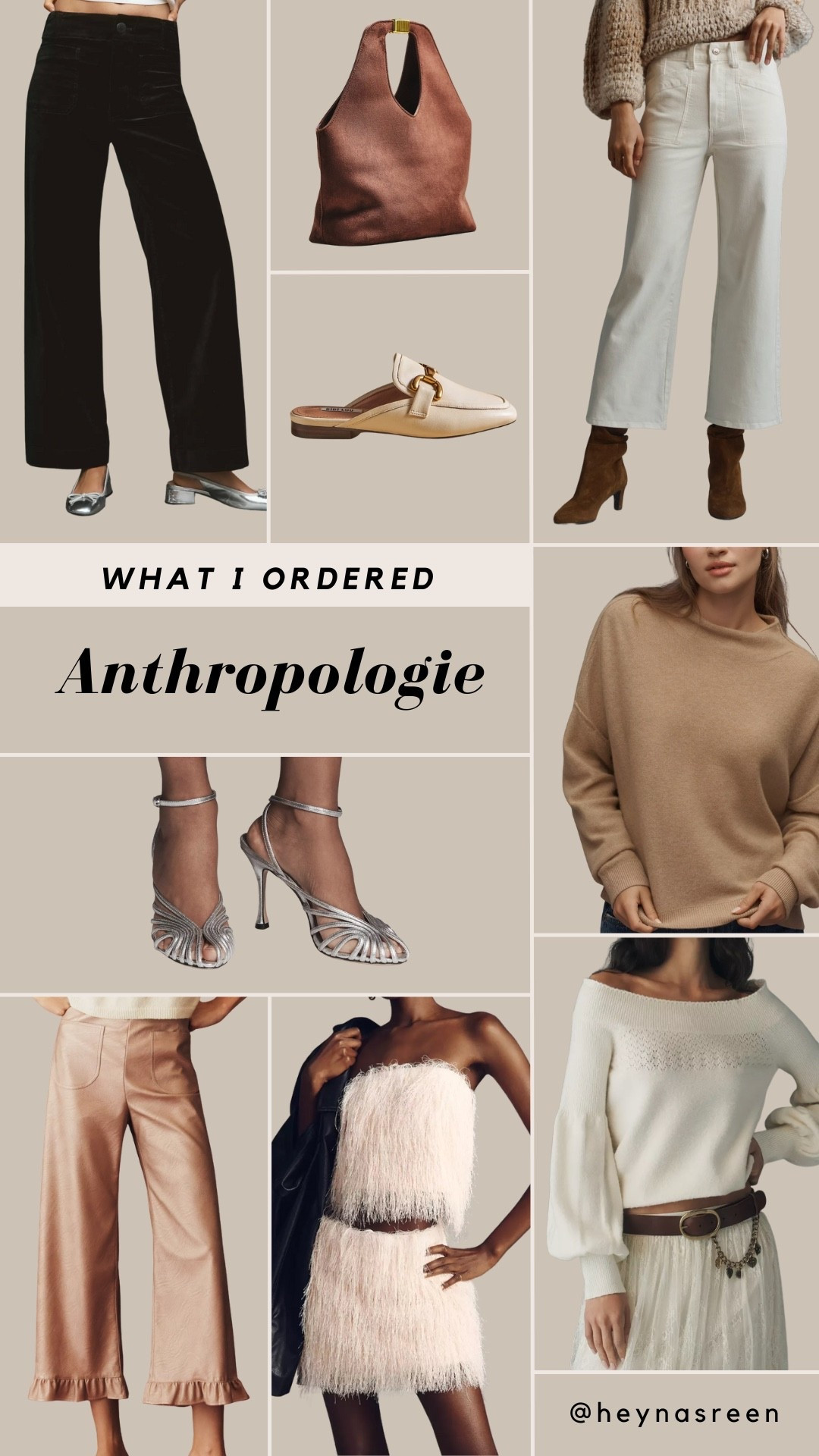 Anthropologie haul for fall and the holidays ✨💛 Rounded up the pants, sweaters and shoes I’m loving!