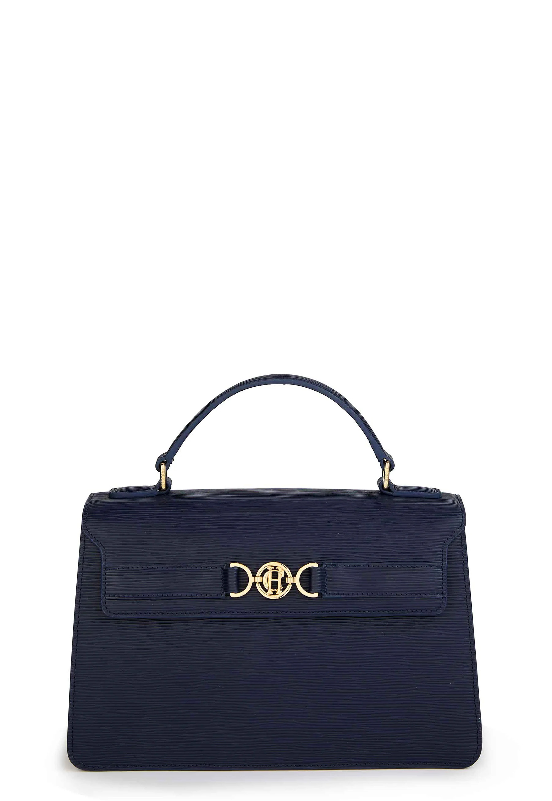 Cambridge Bag (Textured Navy) | Holland Cooper