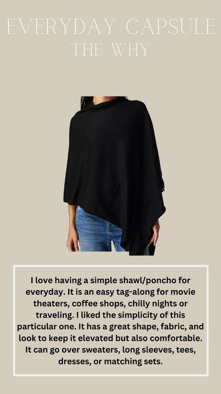Shawl from the everyday capsule 