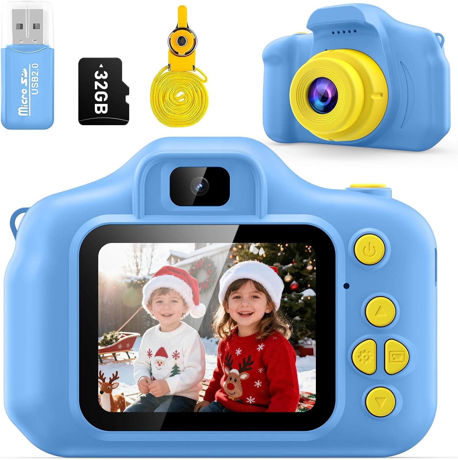 Desuccus Kids Camera Toys Christmas Birthday Gifts for Boys and Girls Kids Toys 3 4 5 6 7 8 9 Yea... | Amazon (US)