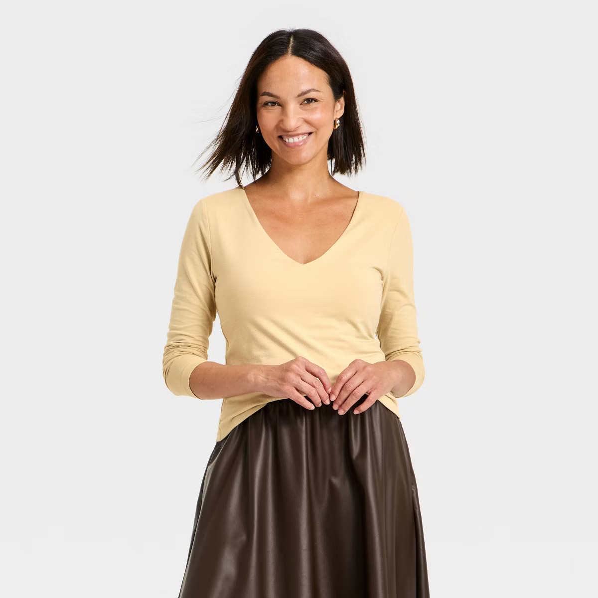 Women's Long Sleeve Compression Top - A New Day™ | Target