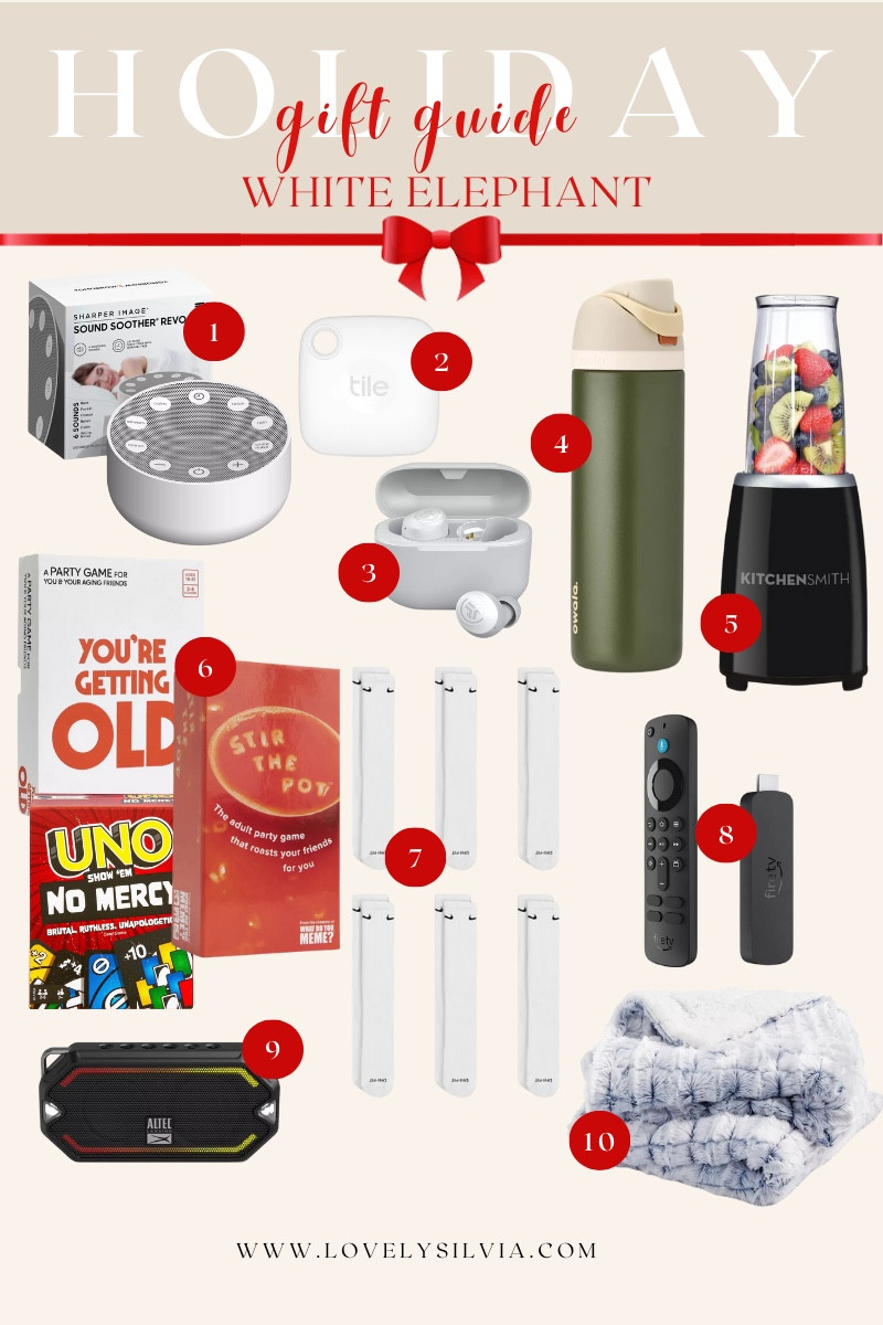 Holiday gift guide: white elephant edition 

White elephant gifts, gift ideas for white elephant, gifts under $30, gift for her, gift for him, work gift ideas

#LTKGiftGuide #LTKFindsUnder50 #LTKHoliday