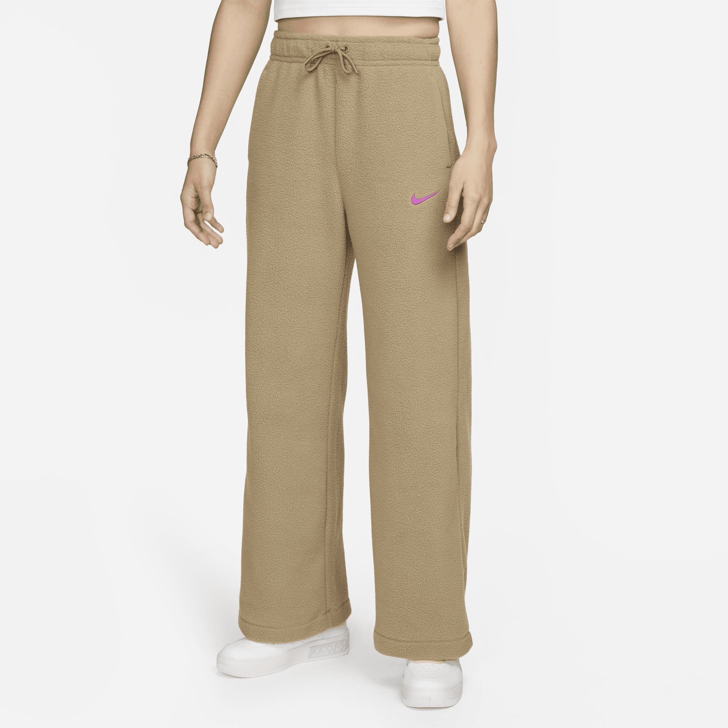 Women's Nike Sportswear Plush Pants in Brown, Size: 2XL | DV4361-258 | Nike (US)