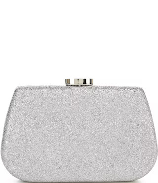Antonio Melani Metallic Textured Minaudiere Clutch | Dillard's | Dillard's