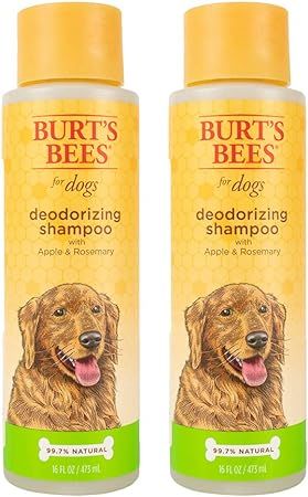 Burt's Bees for Dogs Deodorizing Dog Shampoo and Dog Deodorizing Spray, Apple & Rosemary Dog Sham... | Amazon (US)