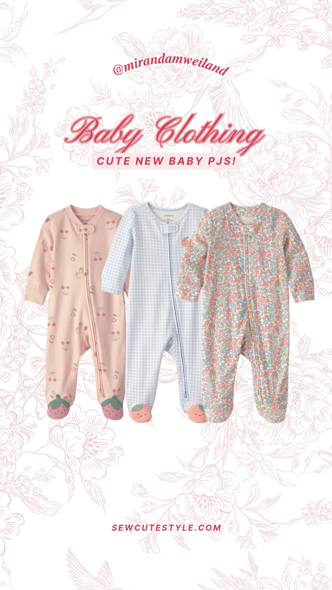 Sweet dreams start with the cutest jammies 💕✨
These baby girl pajamas are soft, cozy, and almost too adorable for bedtime 🎀 perfect for snuggles, story time, and slow mornings at home

baby girl pajamas / baby sleepwear / cozy essentials / soft cotton pjs / baby girl outfits / bedtime routine / new mom finds / infant essentials / neutral baby style / classic baby clothes

#LTKBaby