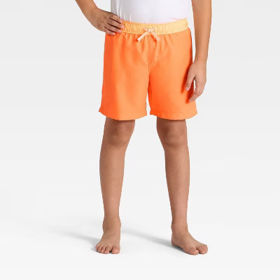 Boys' Colorblocked Trunk Swim Shorts - Cat & Jack™ | Target