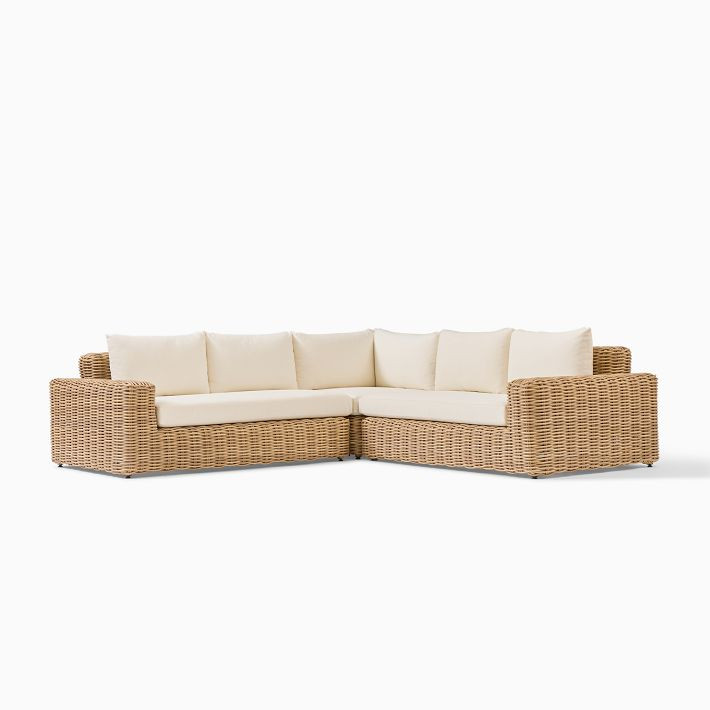 Westport Outdoor 3-Piece L-Shaped Sectional (108") | West Elm (US)