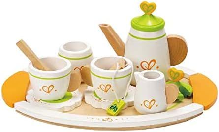 Hape Tea for Two Wooden Play Kitchen Accessory Kit | Amazon (US)