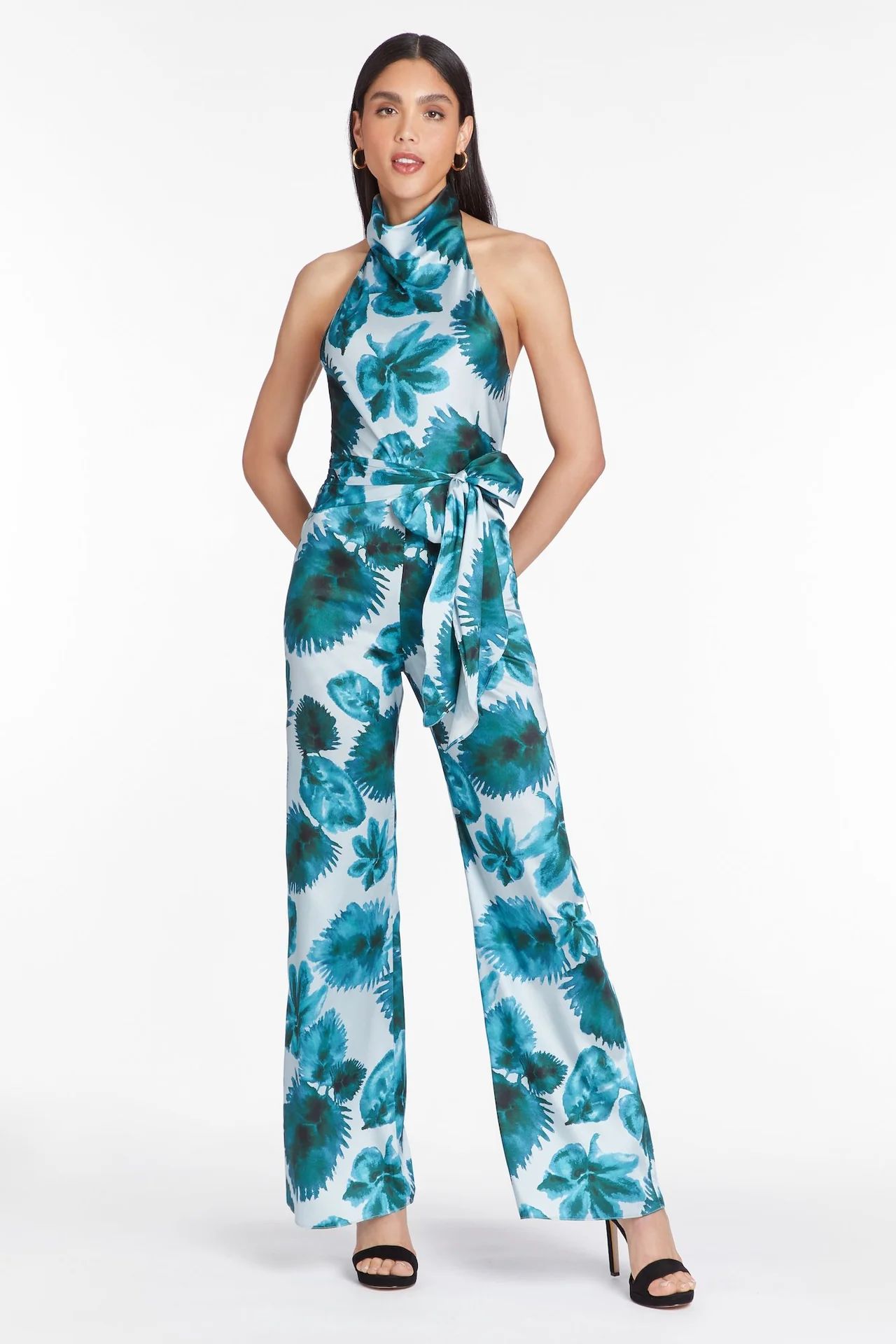 Joanne Jumpsuit in Printed Twill | Amanda Uprichard