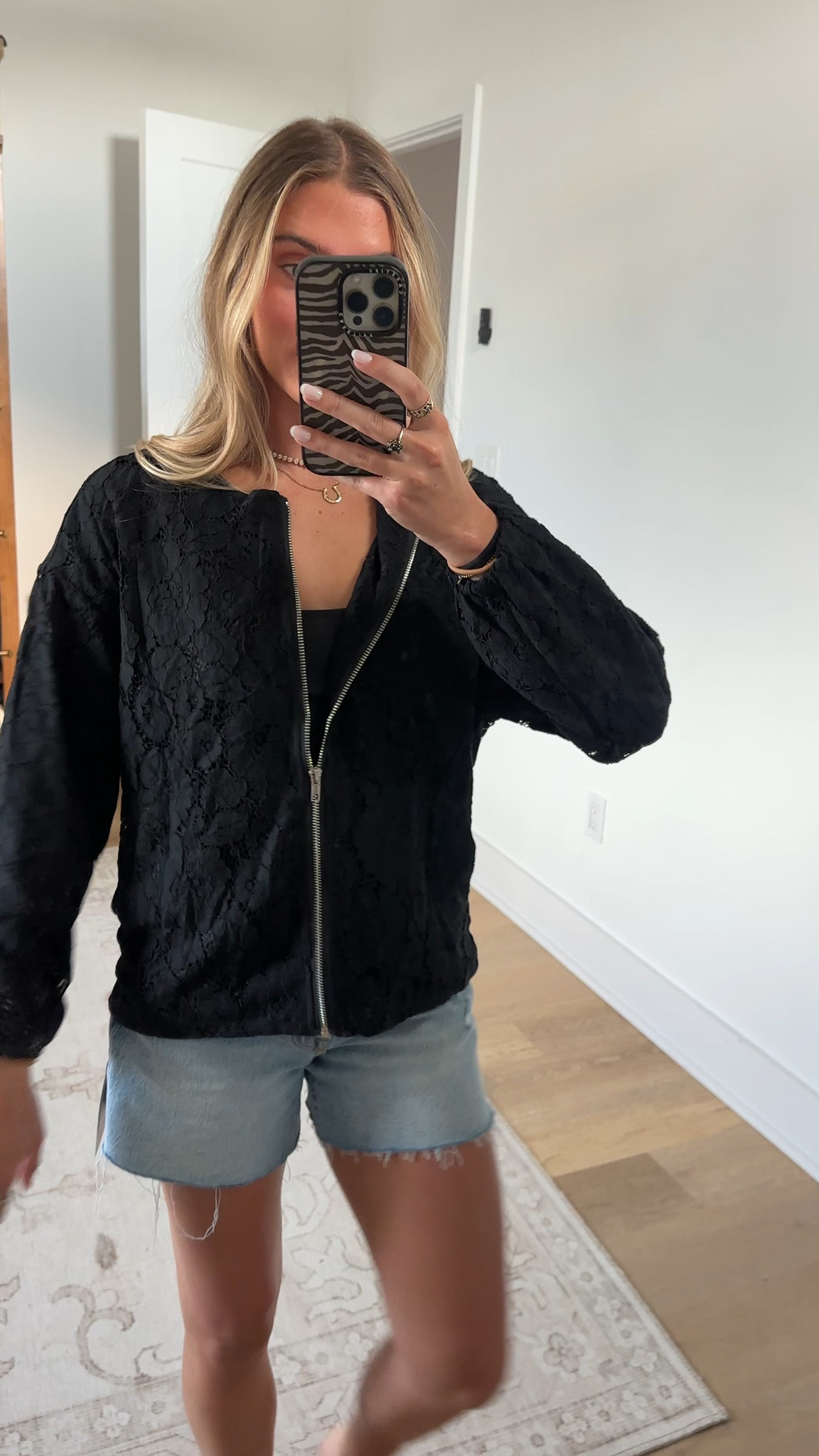 Amazon size small Daacee Women's Lightweight Lace Jacket Zipper Lined Crew Neck Long Sleeve Boho Jackets with Pockets

#LTKootd #LTKSeasonal #LTKSaleAlert