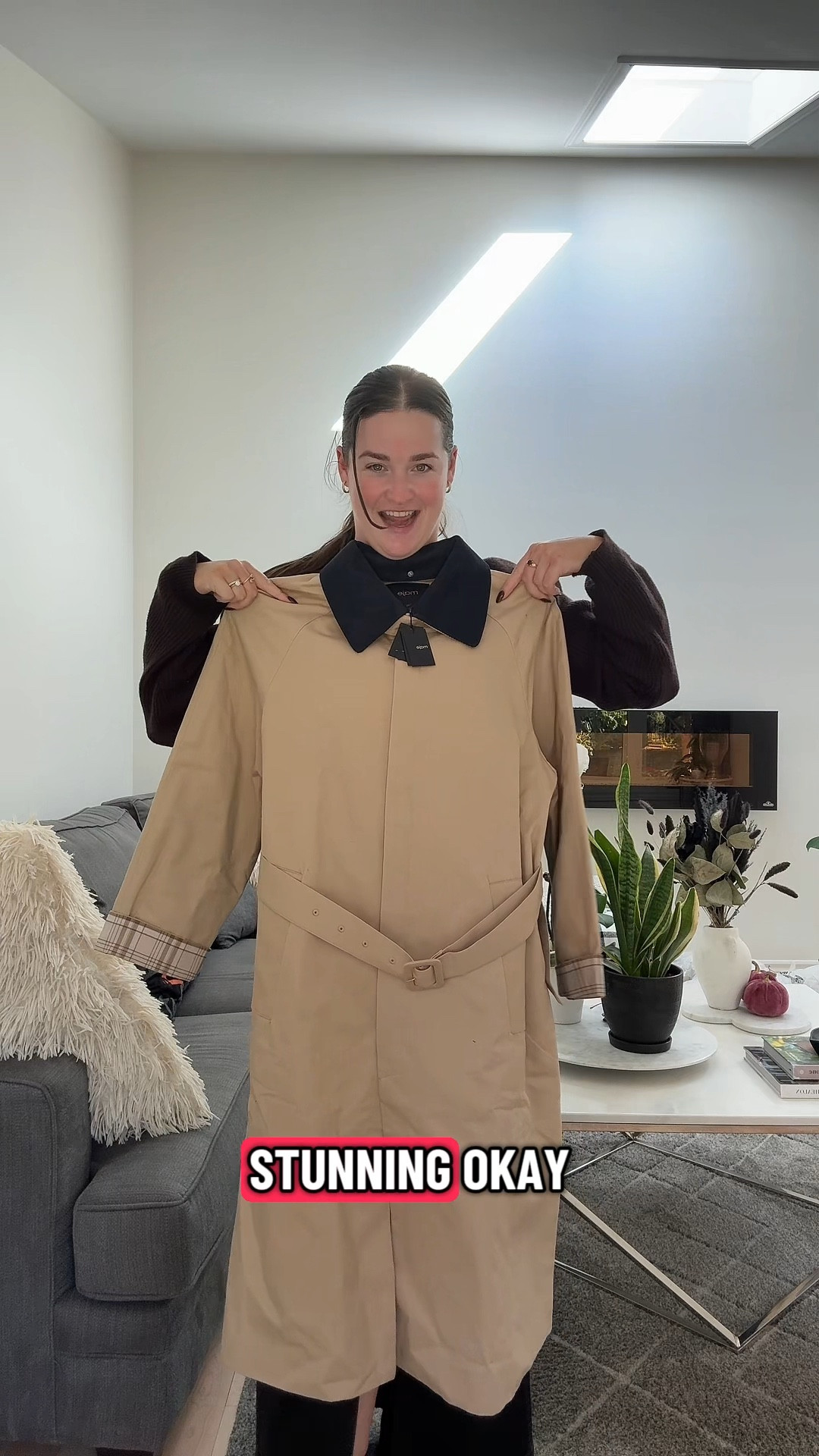 Unbox my new Maje trench coat with me, it is the perfect fall coat 

#LTKmidsize #LTKcanada #LTKworkwear