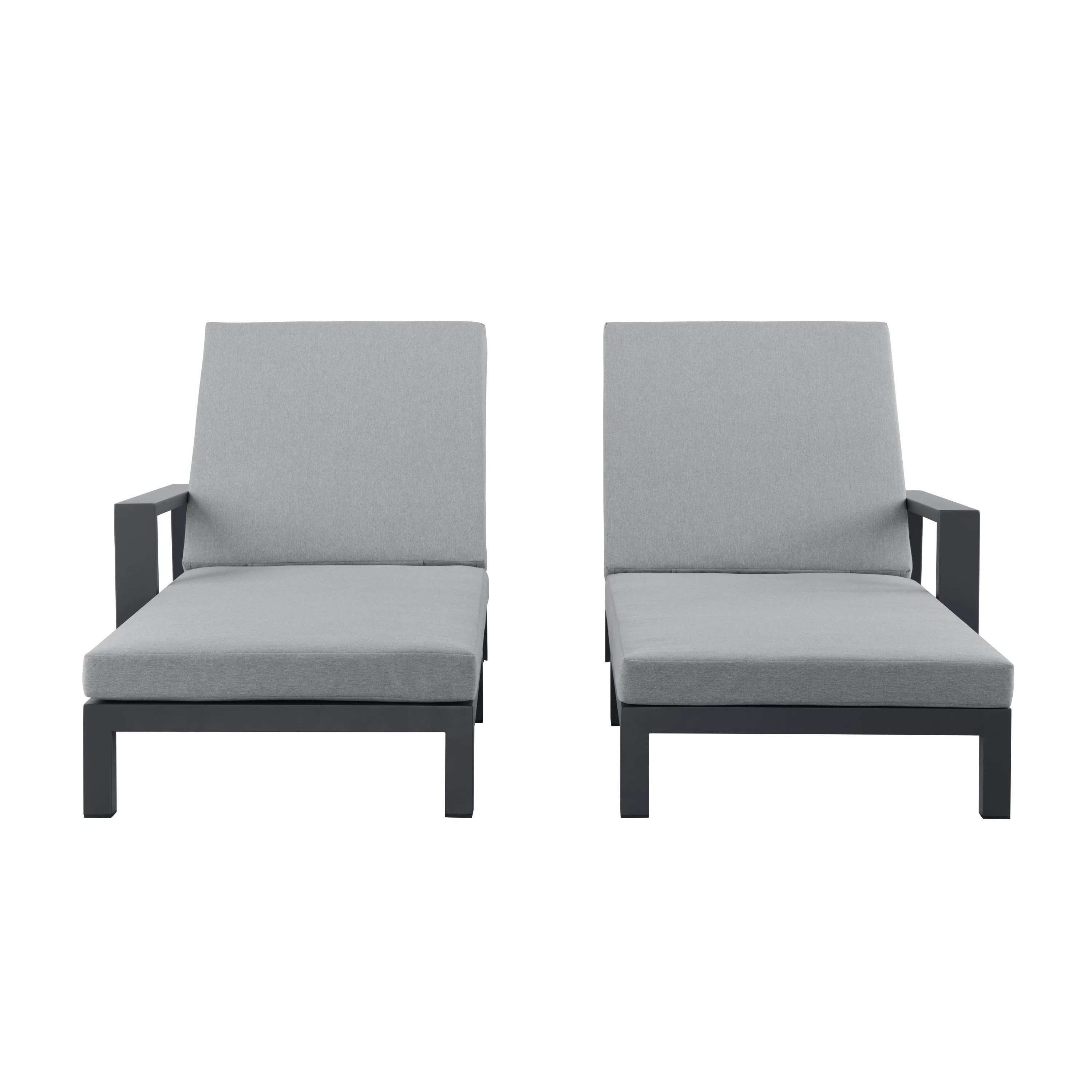 Johanson Outdoor Metal Double Chaise Lounge | Wayfair North America