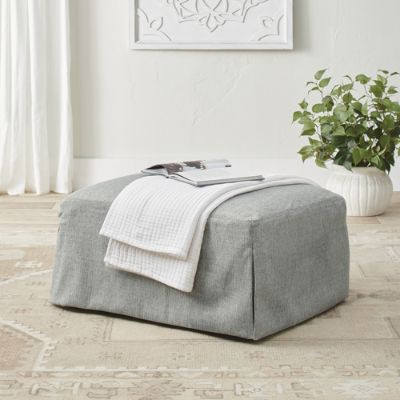 Ava Slipcovered Ottoman for Ava Chair | Grandin Road | Grandin Road