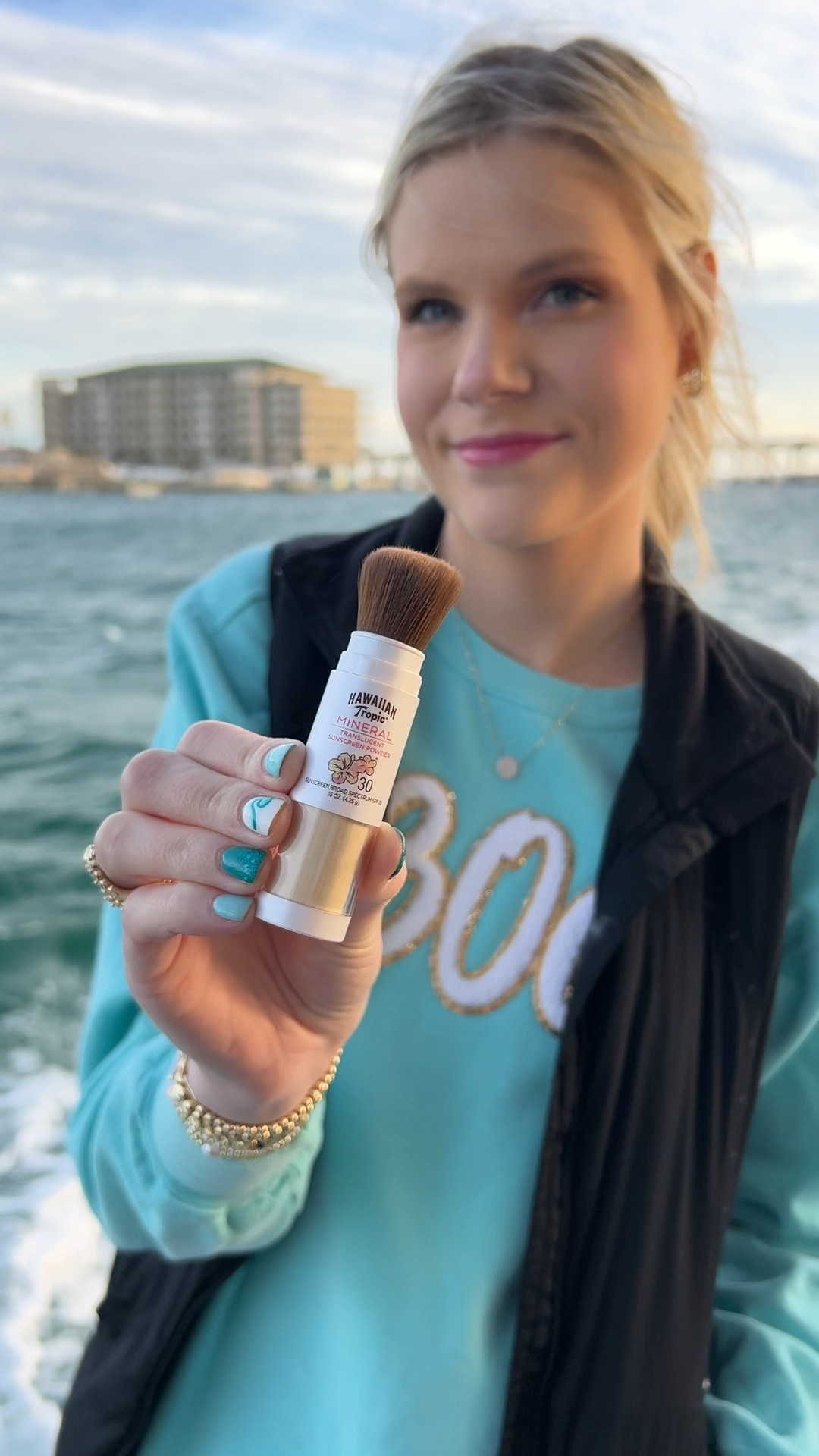 Brush on sunscreen 

#LTKFind #LTKtravel #LTKswim