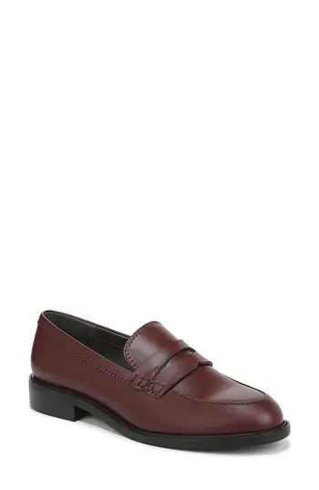 Franco Sarto Alora Penny Loafer in Bordo Red at Nordstrom Rack, Size 7.5 | Nordstrom Rack
