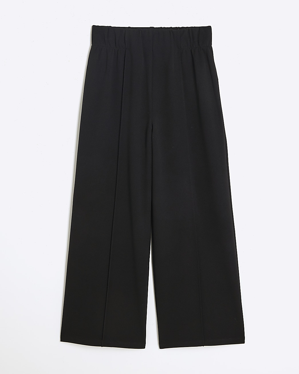 Girls black wide leg trousers | River Island (UK & IE)