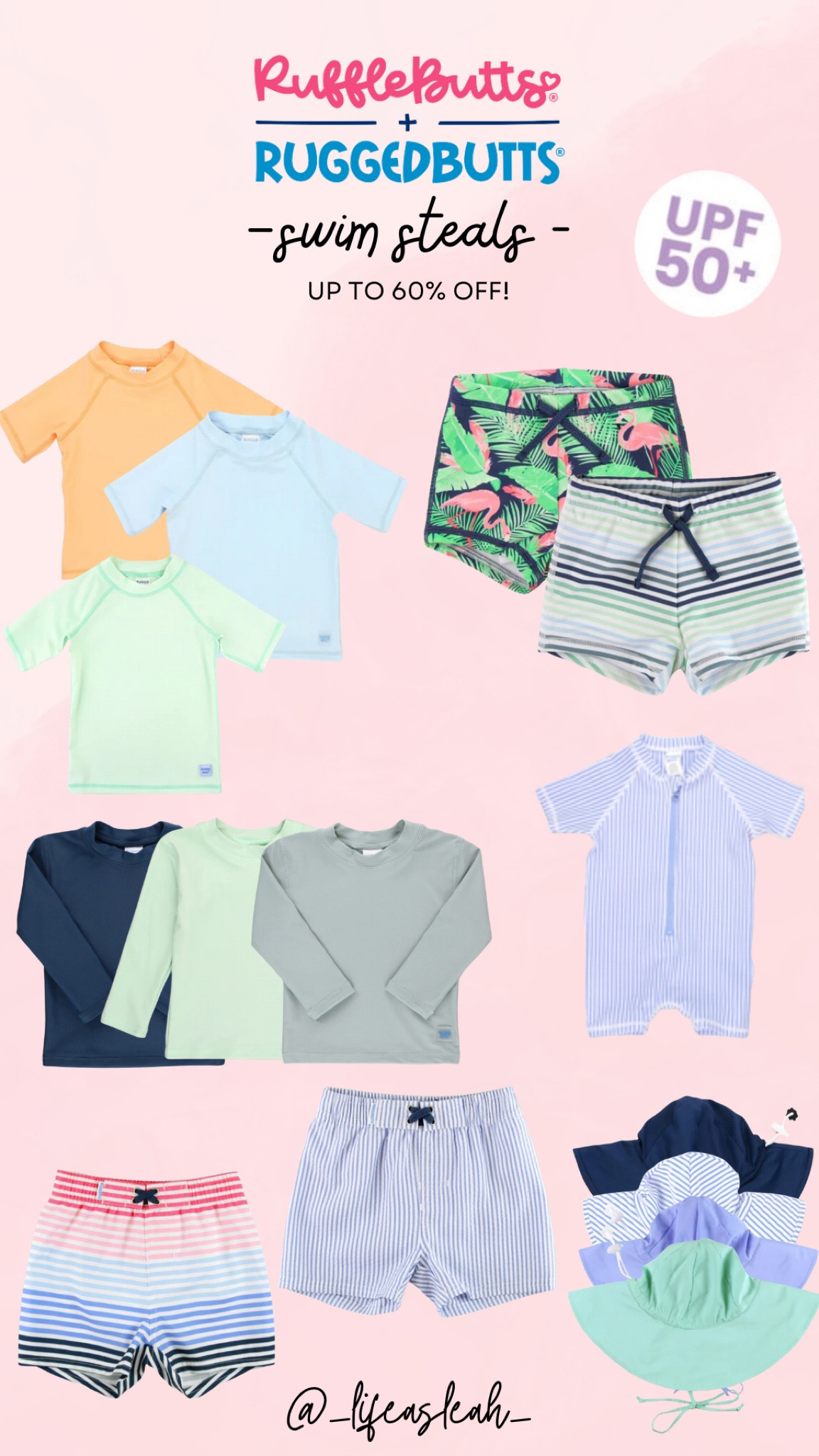 Get ready for summer by grabbing RuffleButts and RuggedButts on sale! I love these mix and match swim styles for my littles - they're UPF 50+ and soft for sensitive skin! 0, Some pieces are under $10 + you get free shipping over $59!
You can also use code:
SUNNY20 on non sale items to save even more!

#LTKkids #LTKsalealert #LTKswim