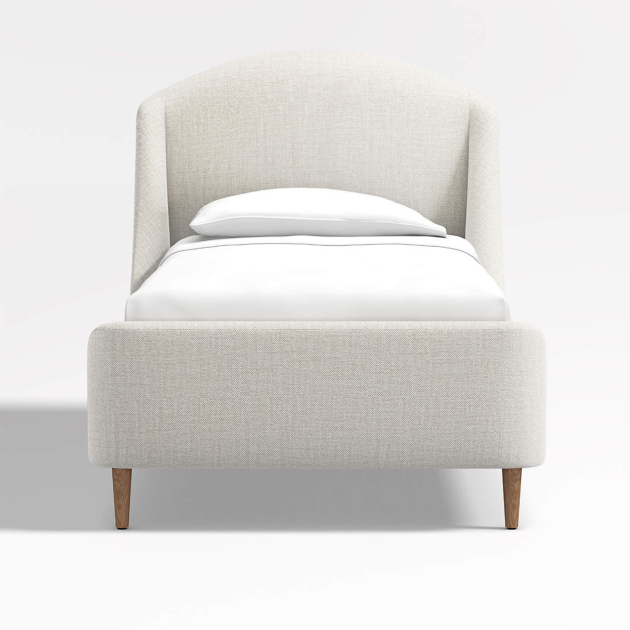 Lafayette Upholstered Twin Bed + Reviews | Crate & Barrel | Crate & Barrel