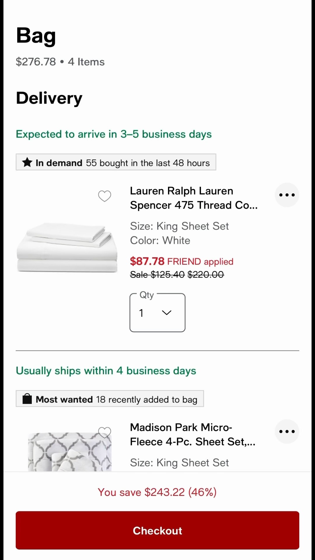 Hotel quality Ralph Lauren sheets & fleece winter bedsheets! 

#LTKHoliday #LTKHome #LTKmomlife