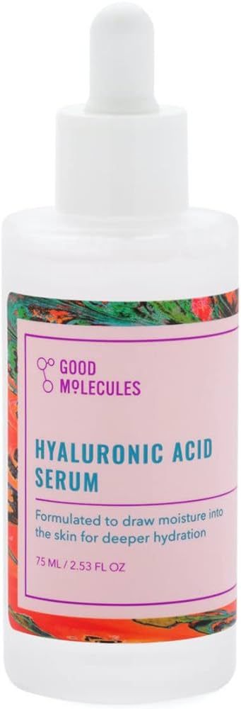 Good Molecules Hyaluronic Acid Serum 75ml/2.5oz - Deep Hydration for Dry Skin, Non-greasy Formula... | Amazon (US)