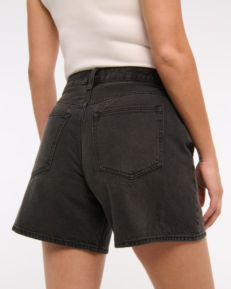 Curve Love High Rise Loose Short | Abercrombie & Fitch (US)