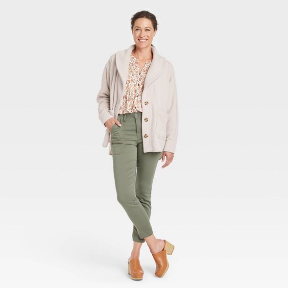 Women's Button-Front Jacket - Knox Rose™ Cream | Target