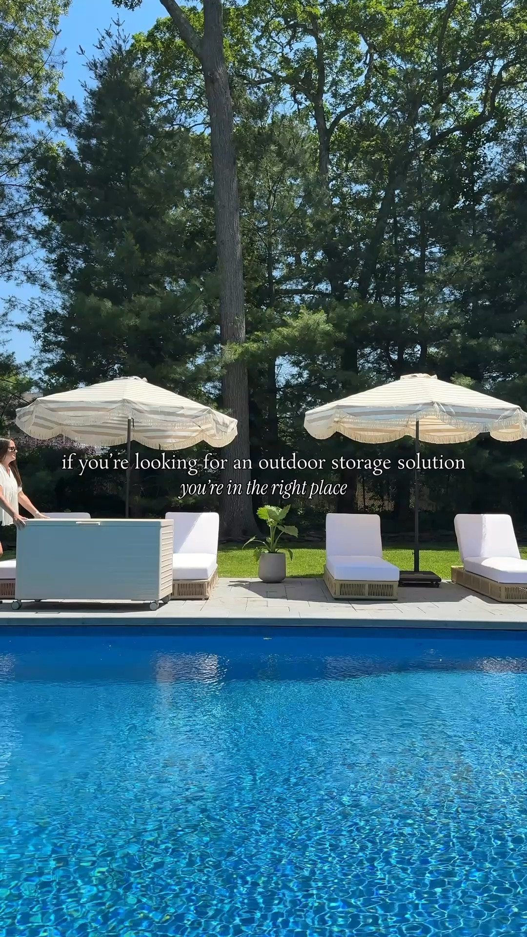 My waterproof rolling deck box is aesthetically pleasing, and provides plenty of storage space. Everything stays dry with is waterproof design. It’s the perfect solution for all your outdoor storage needs. 
**I also linked the larger version too!

#LTKSaleAlert #LTKSeasonal #LTKHome