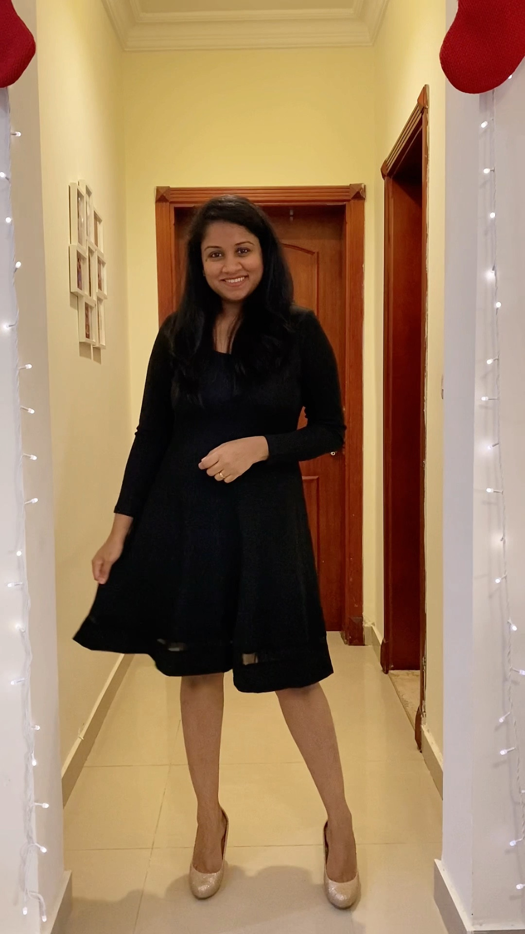 Little black dress 

#LTKsalealert #LTKSeasonal #LTKFind