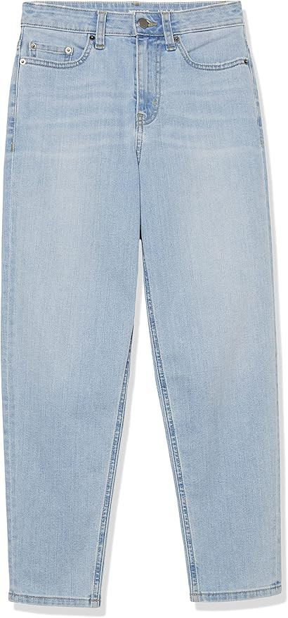 Amazon Essentials Women's High-Rise Relaxed Leg Tapered Ankle Jean | Amazon (US)