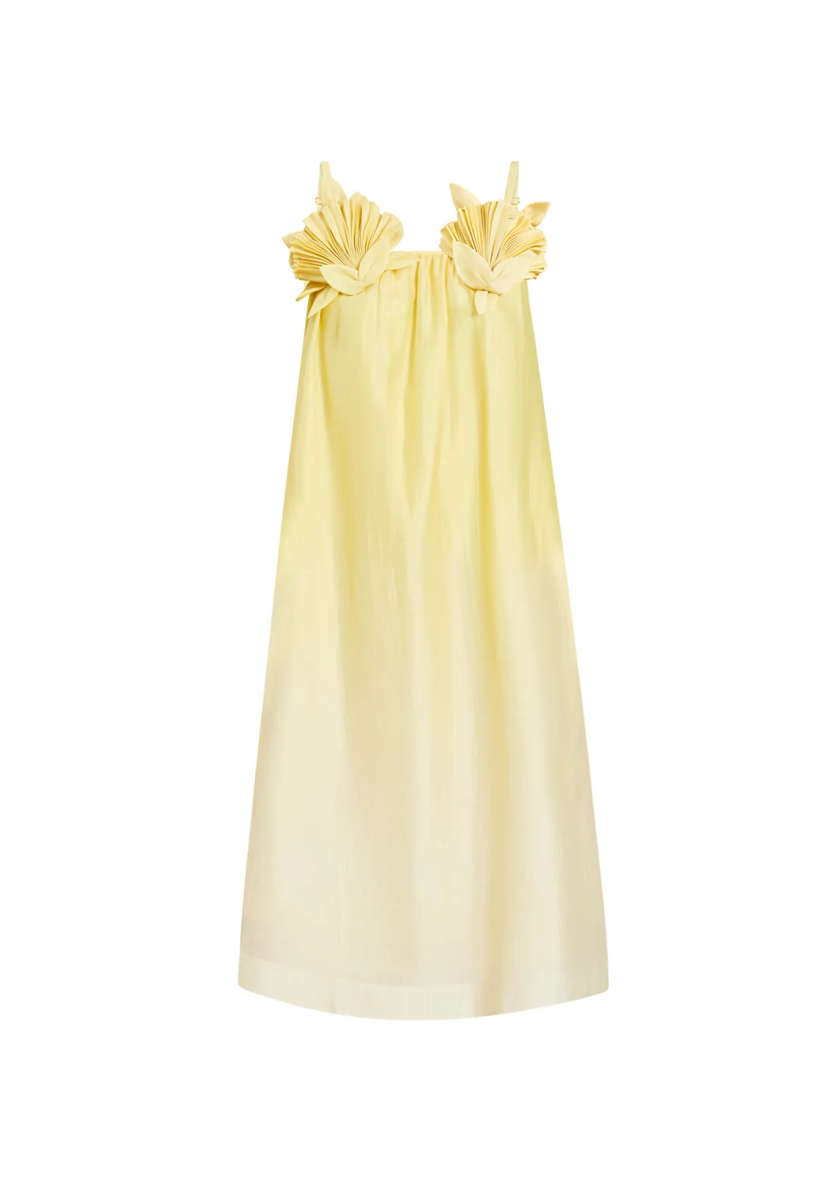 Solenn Midi Dress in Vanilla Sunrise | Over The Moon