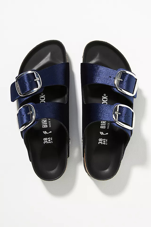 Birkenstock Arizona Velvet Sandals | Anthropologie (US)